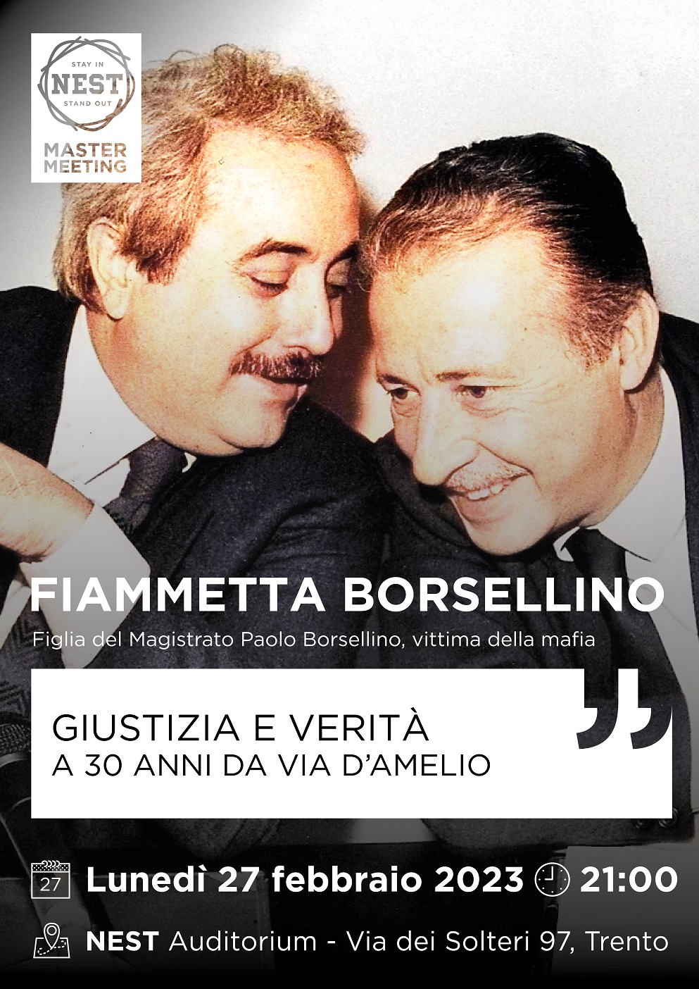 Master Meeting - FIAMMETTA BORSELLINO